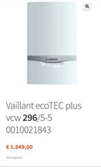 Vaillant Eco TEC plus 5/5 VCW 296. Condensatiegaswandketel, Doe-het-zelf en Bouw, Chauffageketels en Boilers, Ophalen, Nieuw, Aardgas
