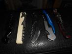 Lot de 5 Tire bouchons canif, Antiek en Kunst, Ophalen of Verzenden