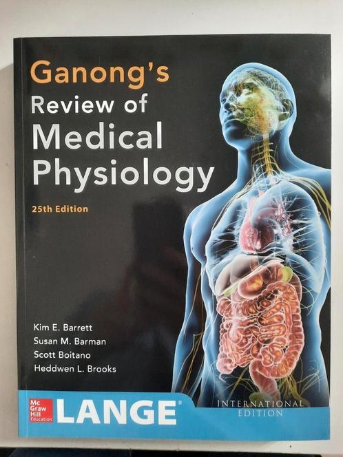 Ganong's Review of Medical Physiology (25th edition), Boeken, Studieboeken en Cursussen, Zo goed als nieuw, Ophalen of Verzenden