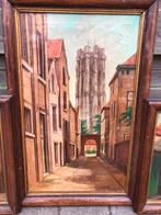 Oude schilderijen stad Mechelen kunstenaar Jan Op De Beeck, Antiek en Kunst, Ophalen of Verzenden