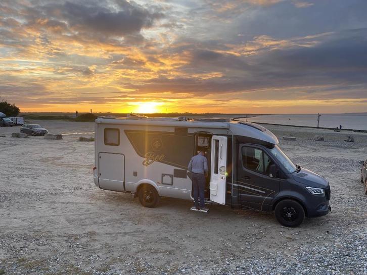 Mercedes Hymer te Koop, Caravans en Kamperen, Mobilhomes, Particulier, tot en met 2, Half-integraal, Hymer, Mercedes, Diesel, Automaat