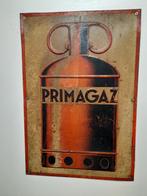 Metalen bord primagaz, Ophalen