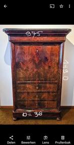 antieke secretaire in mahonie, Huis en Inrichting, Kasten | Secretaires, Ophalen, Gebruikt