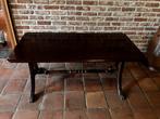 DonkerBruine salontafel, Ophalen, Gebruikt, 100 tot 150 cm, Klassiek