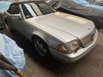 Mercedes 500SL facelift, Auto's, Mercedes-Benz, Automaat, Zwart, Cabriolet, Leder