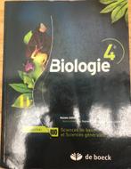 Biologie 4 eme De Boeck livre scolaire, ASO, Biologie, Ophalen of Verzenden, De Boeck