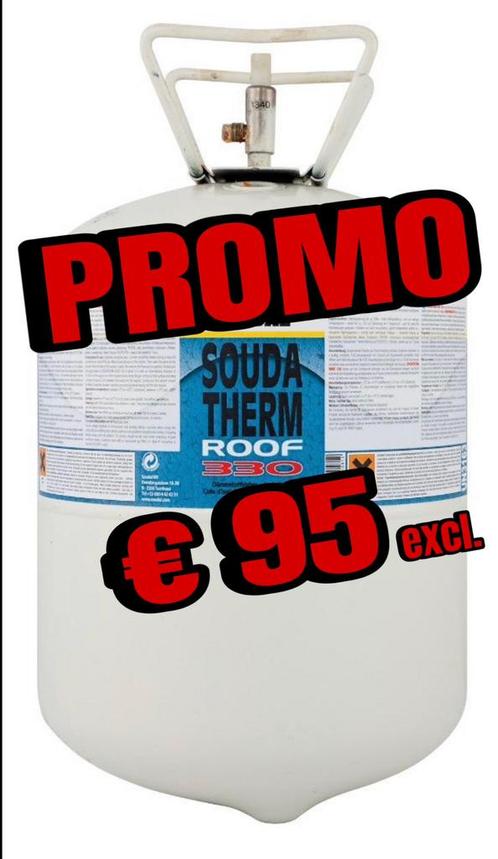 Soudatherm ROOF 330 isolatie hechtlijm drukvat € 95 excl., Doe-het-zelf en Bouw, Isolatie en Afdichting, Nieuw, Dakisolatie, Overige materialen