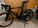 Zwarte carbon fiets met velgen , di2 shimano ultegra,, Fietsen en Brommers, Fietsen | Racefietsen, Meer dan 20 versnellingen, Carbon
