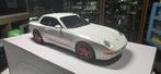 Porsche 968 CS wit 1/18 Gt-Spirit, Ophalen of Verzenden, Zo goed als nieuw, Auto, Overige merken