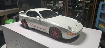 Porsche 968 CS wit 1/18 Gt-Spirit beschikbaar voor biedingen