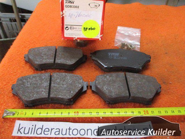 Remblokken voorzijde Mazda MX5 II NB BP1160 TRW gdb3302  Ori, Auto-onderdelen, Remmen en Aandrijving, Mazda, Nieuw, Ophalen of Verzenden