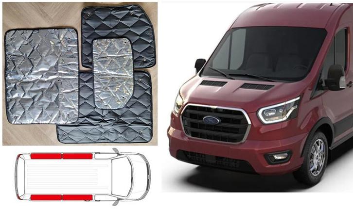 Raamisolatie woongedeelte Ford transit Black Line uitvoering, Caravans en Kamperen, Mobilhome-accessoires, Nieuw, Ophalen of Verzenden