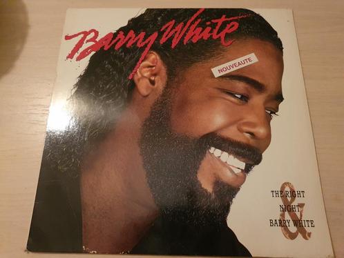Disque vinyl 33 tours Barry White ‎– The Right Night And Bar, Cd's en Dvd's, Vinyl | R&B en Soul, Zo goed als nieuw, Soul of Nu Soul