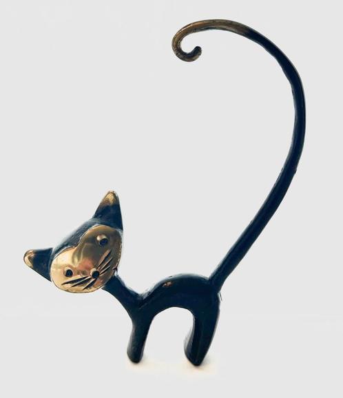 Walter Bosse design Kat Cat Katze brons, Antiek en Kunst, Antiek | Brons en Koper, Brons, Ophalen of Verzenden