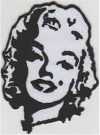 Marilyn Monroe stoffen opstrijk patch embleem, Collections, Autocollants, Envoi, Neuf