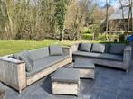 Loungeset in steigerhout, Ophalen, Gebruikt, 6 zitplaatsen, Steigerhout