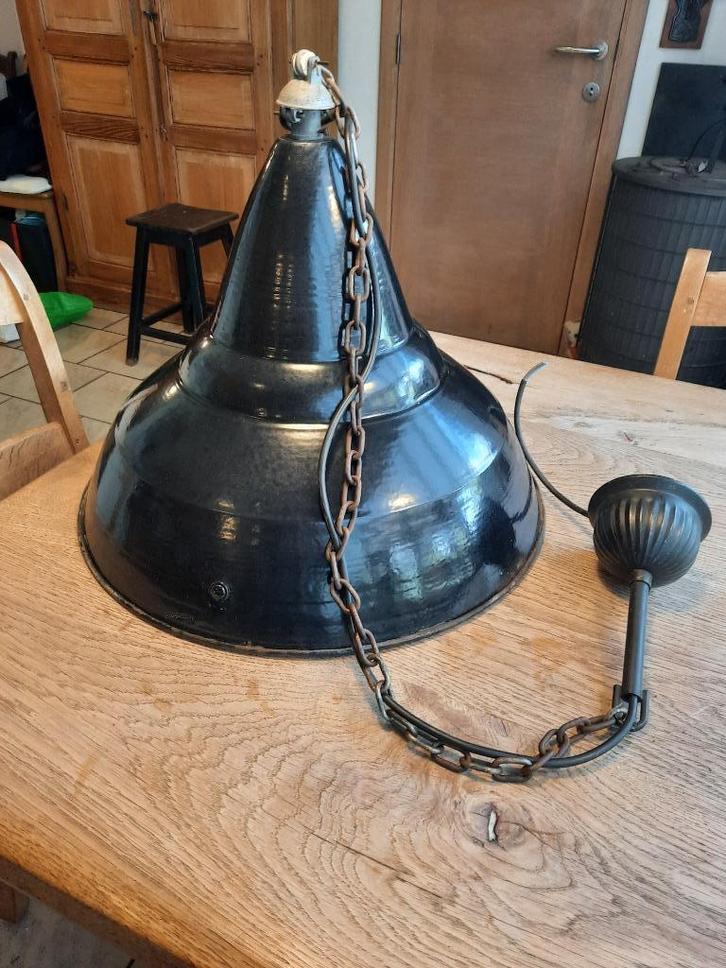 Reluma industriële ophanging, Antiek en Kunst, Antiek | Verlichting, Ophalen of Verzenden