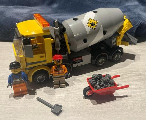 218. Lego City #60018 : Cement Mixer - Compleet, Kinderen en Baby's, Speelgoed | Duplo en Lego, Gebruikt, Lego, Complete set, Ophalen of Verzenden