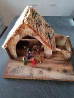 Vintage kerststal., Diversen, Kerst, Ophalen, Gebruikt