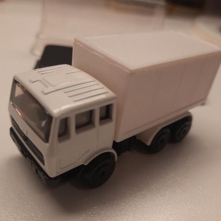 EFSI 1/87 MERCEDES DOUBLE CAB CONTAINER TRANSPORTER*VINTAGE*, Hobby en Vrije tijd, Modelauto's | 1:87, Nieuw, Bus of Vrachtwagen