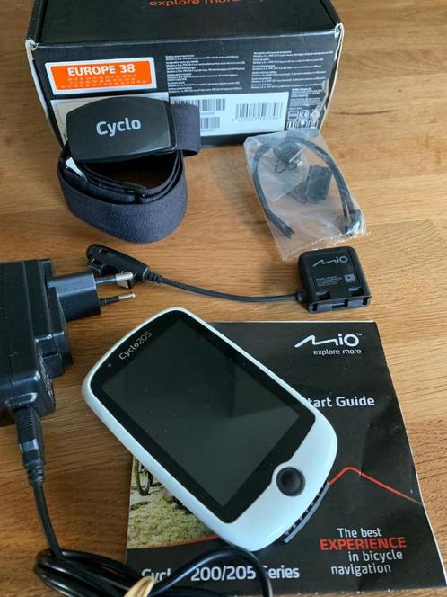 Fiets en wandel GPS MIO Cyclo, Fietsen en Brommers, Fietsaccessoires | Fietscomputers, Gebruikt, Cadanssensor, Draadloos, GPS