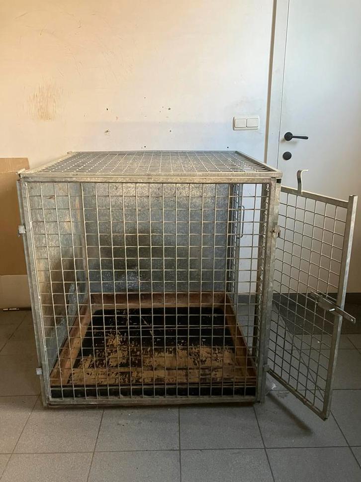 Grote bench, Animaux & Accessoires, Maisons pour chiens, Comme neuf, Niche à chien, 75 à 110 cm, Enlèvement