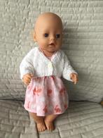 195. Babyborn: Nieuw roos zomerjurkje met wit gilletje, Kinderen en Baby's, Speelgoed | Poppen, Ophalen of Verzenden, Nieuw, Babypop