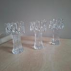 3 zonnebloemkandelaars van Kosta Boda, Ophalen