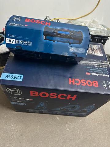 Bosch stofzuiger en radio beschikbaar voor biedingen