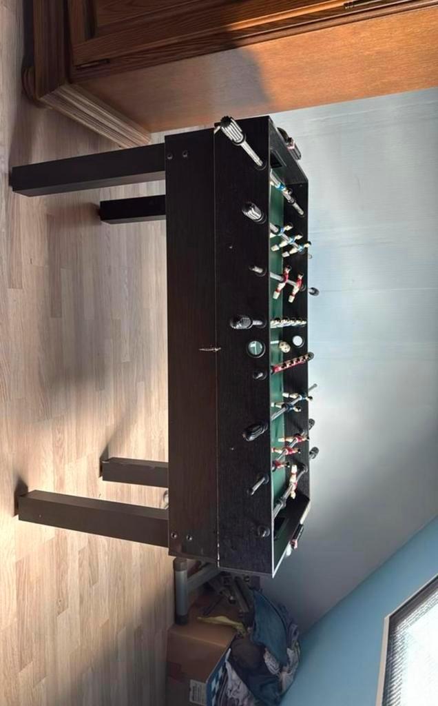2-in-1 speeltafel: Tafelvoetbal + Airhockey met accessoires, Kinderen en Baby's, Speelgoed | Speeltafels, Gebruikt, Ophalen