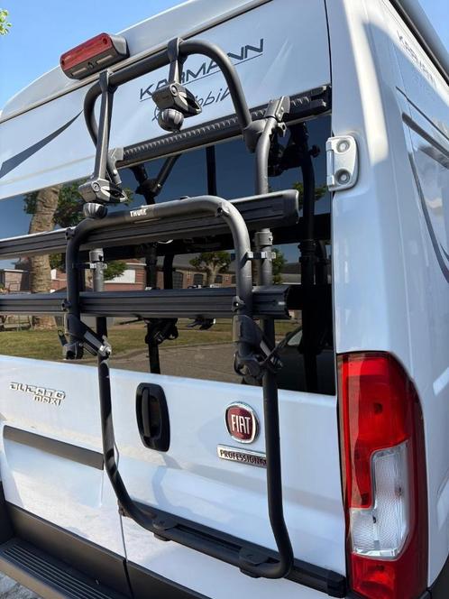 Fietsenrek thule  voor camper, mobilhome, Auto diversen, Fietsendragers, Gebruikt, Achterklepdrager, 2 fietsen, Ophalen