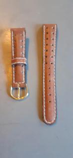 bracelet cuir brun  perforé pour montre homme, Brun, Cuir, Enlèvement ou Envoi, Neuf