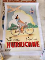 C’est un Hurricane - linen backed - 83,5 x 58 cm., Verzamelen, Ophalen of Verzenden, Zo goed als nieuw, Reclame, Canvas of Doek