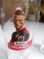 6 RODE DUIVELS BIERGLAZEN, Verzamelen, Ophalen, Zo goed als nieuw, Bierglas