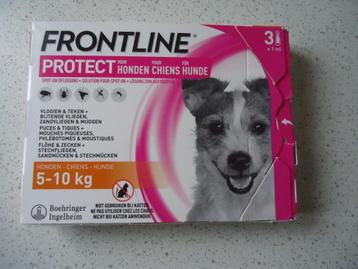 Nieuwe verpakking "Frontline Protect" voor Honden 5-10kg.