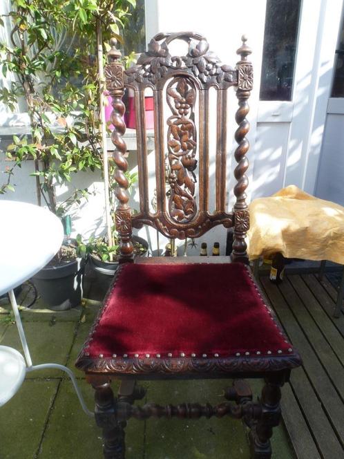 3 antieke stoelen, Antiek en Kunst, Antiek | Meubels | Stoelen en Sofa's, Ophalen