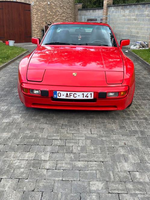 Porsche 944, Autos, Oldtimers & Ancêtres, Particulier, Porsche, Essence, Coupé, 3 portes, Boîte manuelle, Rouge, Gris, Tissu, Propulsion arrière