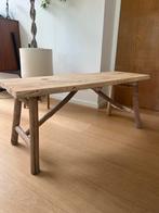 Bankje - hout - 97cm x 32cm, Huis en Inrichting, Tafels | Sidetables, Ophalen, Zo goed als nieuw