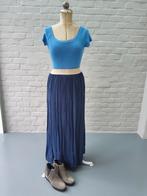 Blauwe T-shirt met kant Benetton XS, Blauw, Benetton, Nieuw, Ophalen of Verzenden