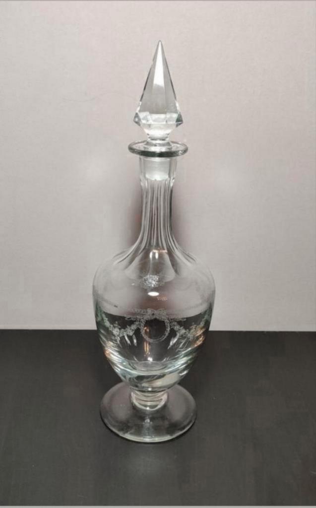 Art-nouveau karaf, Antiek en Kunst, Antiek | Glaswerk en Kristal, Ophalen of Verzenden