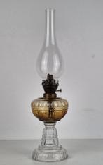 Oude olielamp 'D F', Ophalen of Verzenden