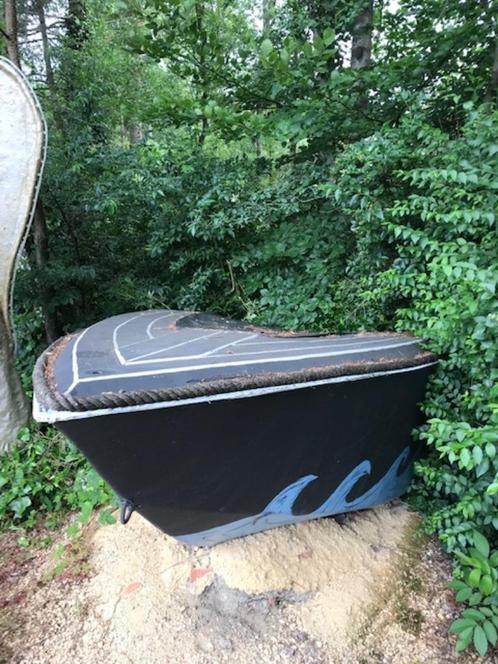 Halve speedboot als tuin decoratie,, Watersport en Boten, Speedboten, Ophalen