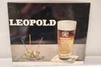 Reclamebord Leopold bier pils brouwerij antiek bord, Verzamelen, Ophalen of Verzenden, Gebruikt, Reclamebord