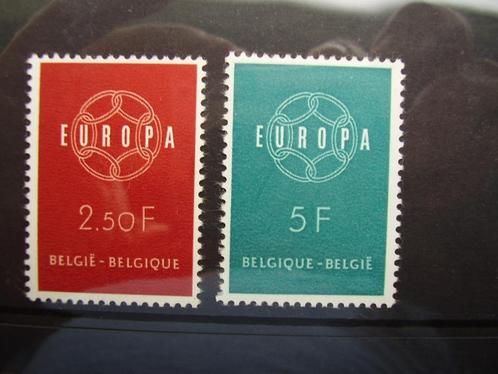 1111 / 12 ** - Europa 1959, Timbres & Monnaies, Timbres | Europe | Belgique, Non oblitéré, Europe, Envoi