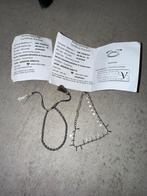 Set de 2 bracelets Victoria pampilles et tresses bleu, Neuf, Enlèvement ou Envoi, Argent, Avec strass