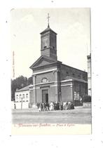 Monceau-sur-Sambre NA56: Plein en kerk, Verzenden, Voor 1920, Ongelopen, Henegouwen