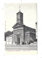 Monceau-sur-Sambre NA56: Place et Eglise, Envoi, Avant 1920, Non affranchie, Hainaut