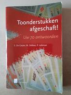 S. De Geyter - Toonderstukken afgeschaft!, Boeken, Economie, Management en Marketing, Gelezen, Ophalen of Verzenden, S. De Geyter