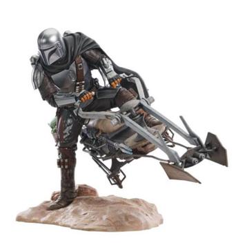 star wars THE MANDALORIAN - Din Djarin avec Speeder beschikbaar voor biedingen