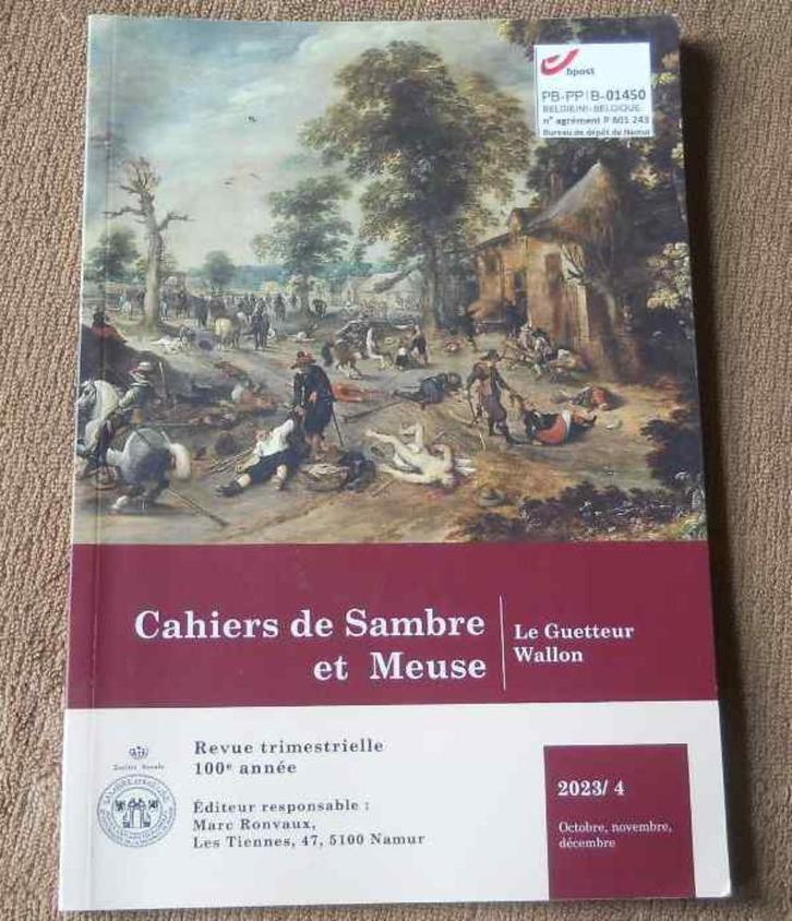 Cahiers Sambre Meuse 2023 / 4 - Namur Saint-Héribert, Livres, Histoire nationale, Utilisé, Enlèvement ou Envoi